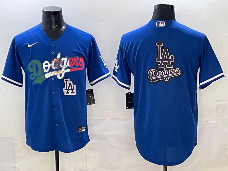 Men Los Angeles Dodgers blank blue Nike 2025 MLB All Star Jersey 0019->los angeles dodgers->MLB Jersey